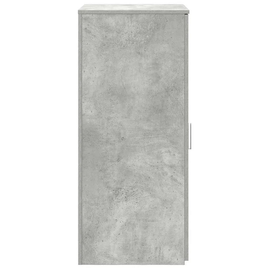 Armoire de rangement gris béton 50x45x103,5cm bois d'ingénierie - 5