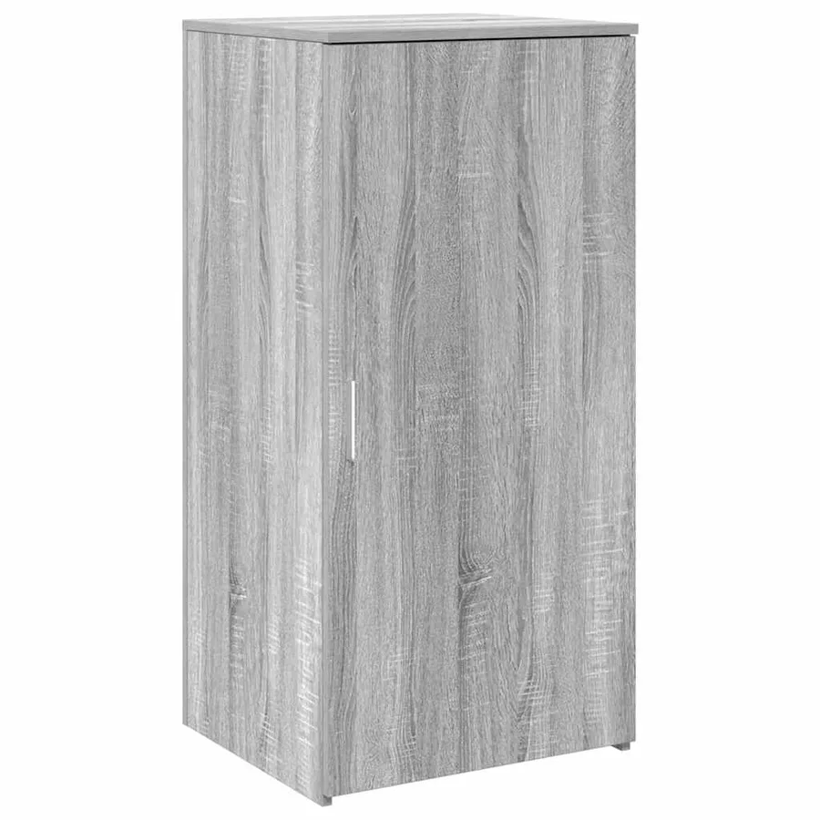 Armoire de rangement sonoma gris 50x45x103,5 cm bois ingénierie - 2