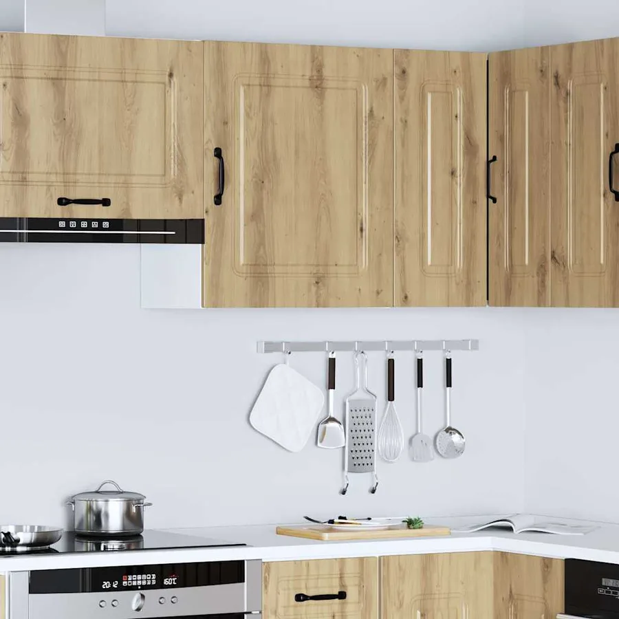 Meuble mural de cuisine Kalmar en chêne massif contrecollé - 3