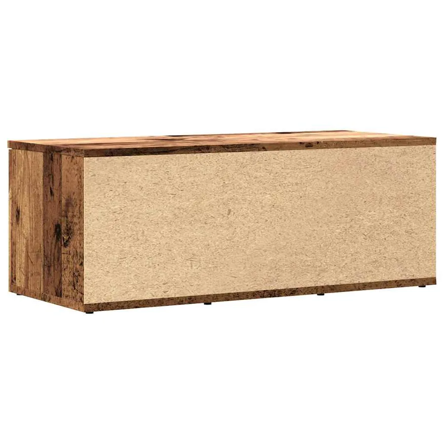 Meuble TV vieux bois 80x34x30 cm bois d'ingénierie - 5