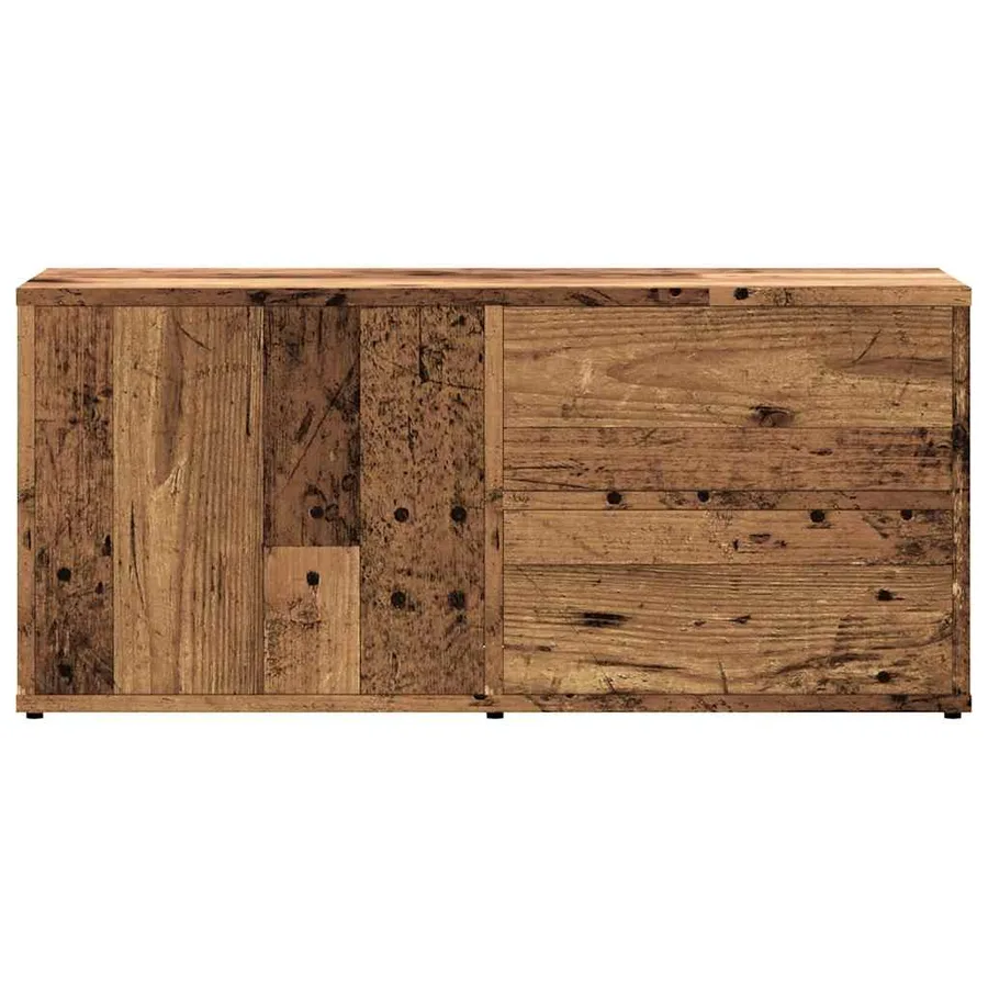 Meuble TV vieux bois 80x34x35,5 cm bois d'ingénierie - 4