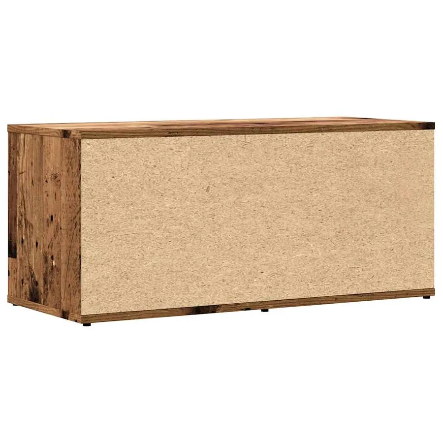Meuble TV vieux bois 80x34x35,5 cm bois d'ingénierie - 6