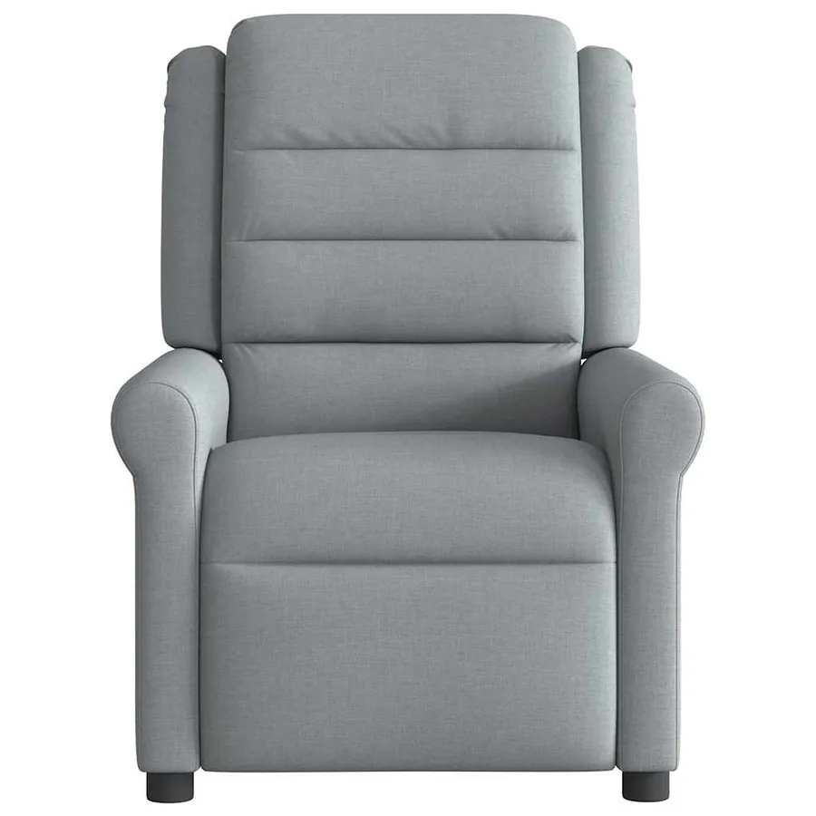 Fauteuil inclinable électrique Gris clair Tissu - 5