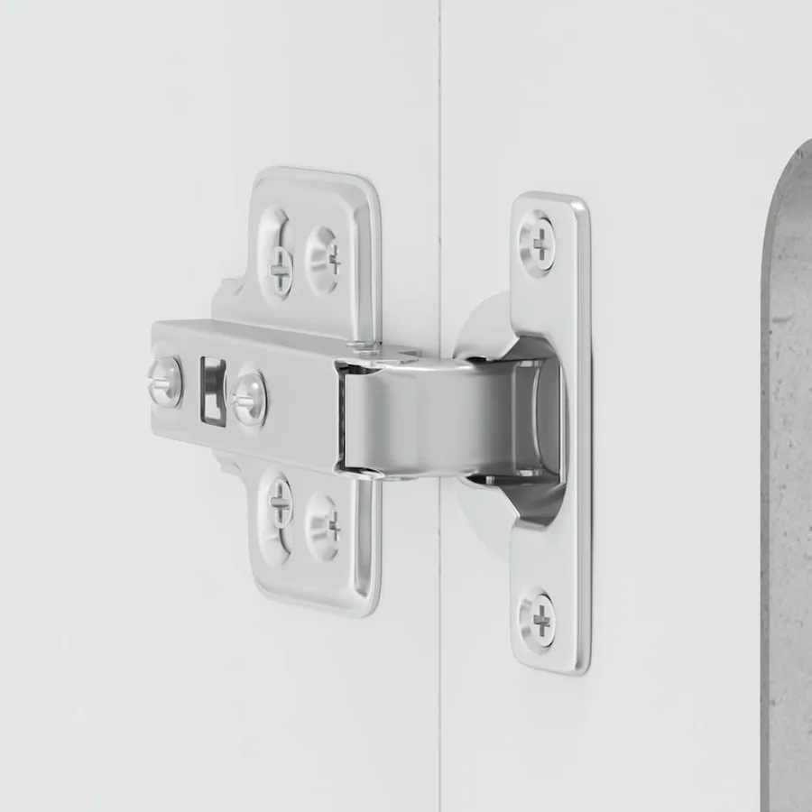 Armoire murale de cuisine avec porte en verre Kalmar gris béton - 10