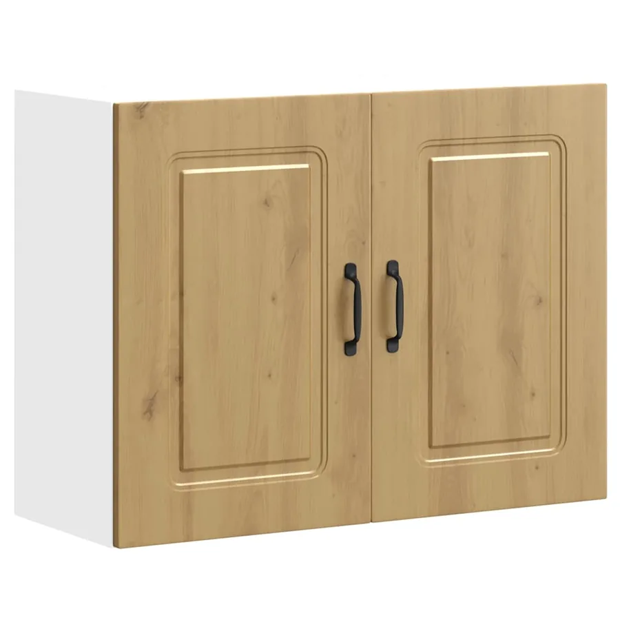 Armoire murale cuisine Kalmar chêne artisanal bois d'ingénierie
