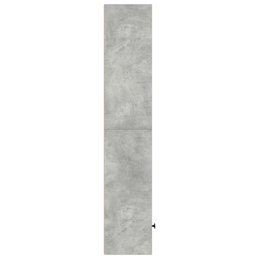 Bibliothèque gris béton 31x24x127 cm bois d'ingénierie - 5