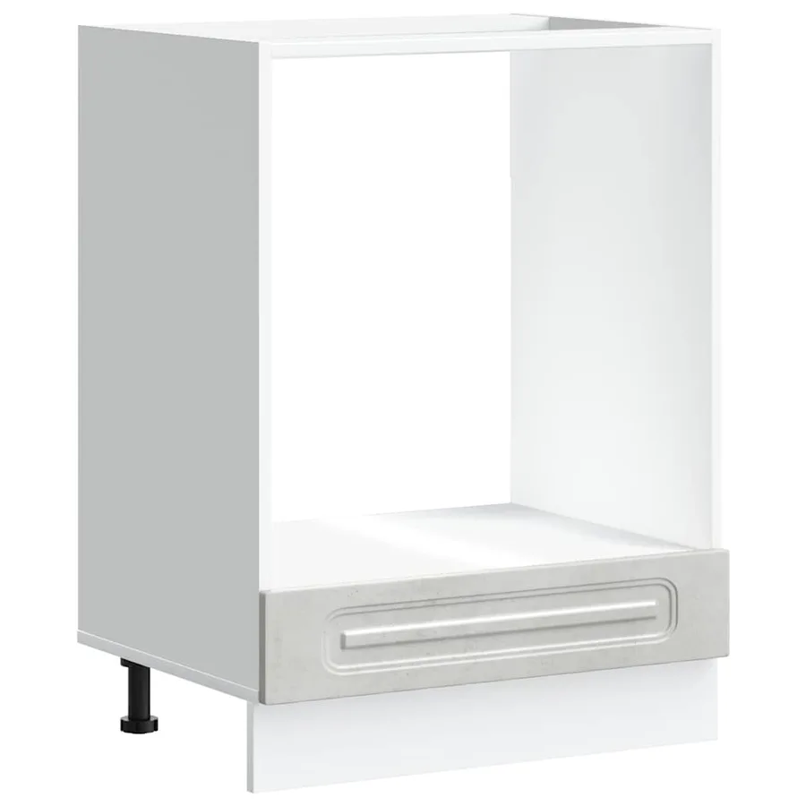 Armoire à four Kalmar gris béton bois d'ingénierie - 2