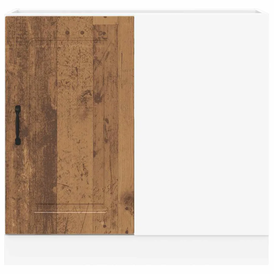 Armoire de cuisine Kalmar vieux bois bois d'ingénierie - 4