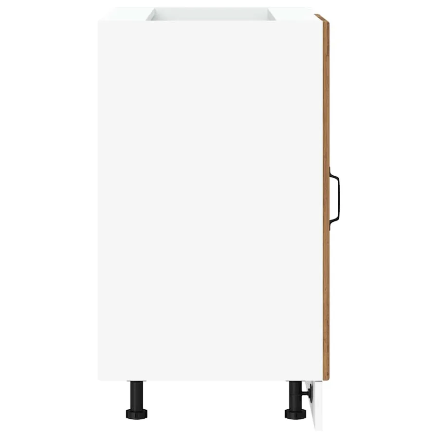 Armoire de cuisine Kalmar vieux bois bois d'ingénierie - 6