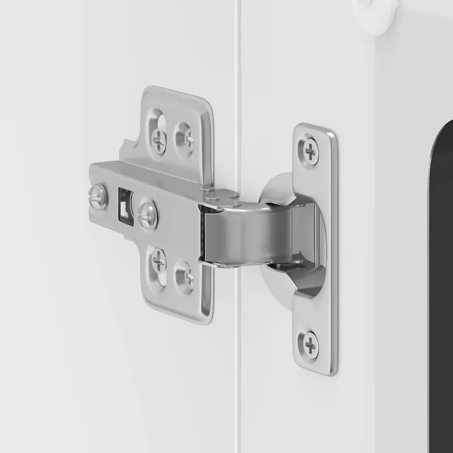 Armoire murale de cuisine avec porte en verre Kalmar noir - 11