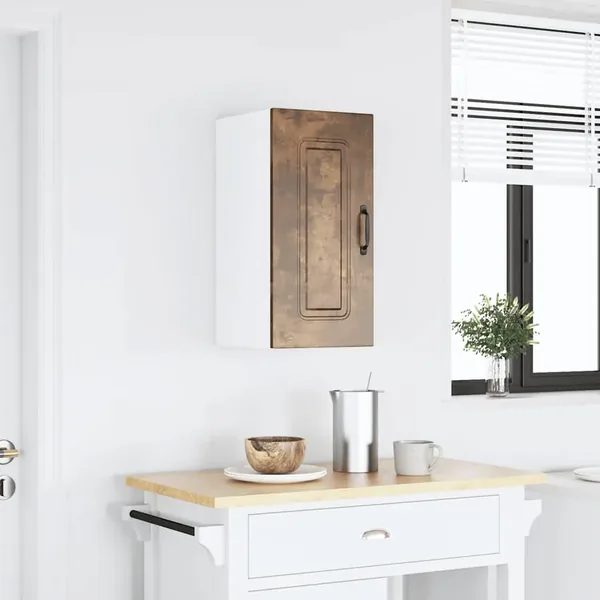 Armoire murale de cuisine Kalmar chêne fumé bois d'ingénierie