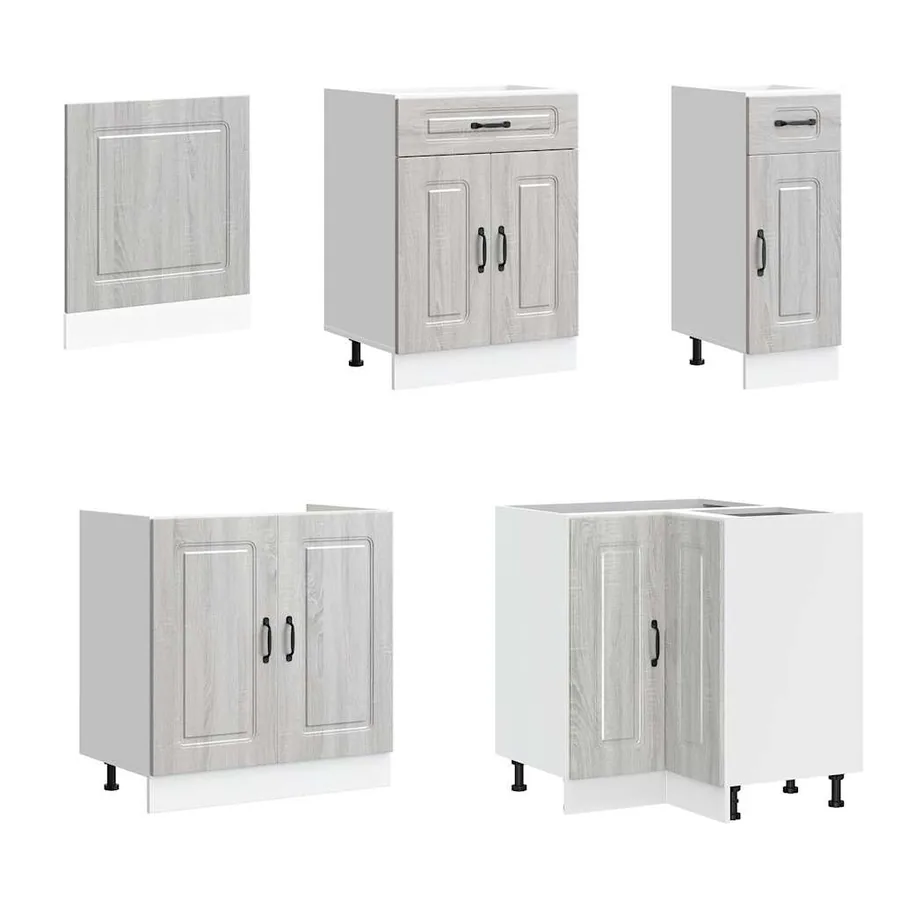 Ensemble d'armoires de cuisine 11 pcs Kalmar bois d'ingénierie - 4