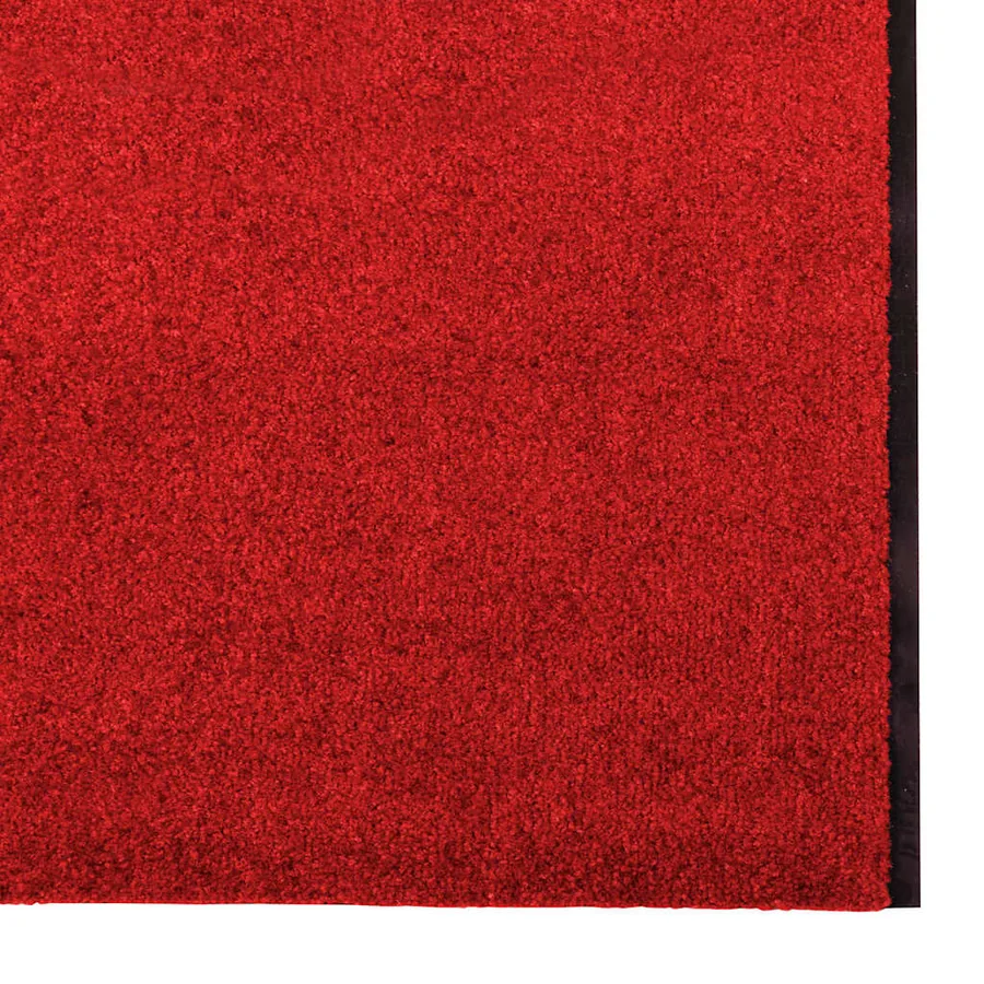 Tapis d'entrée Rouge et Noir 120 x 400 cm Polyamide et PVC - 4