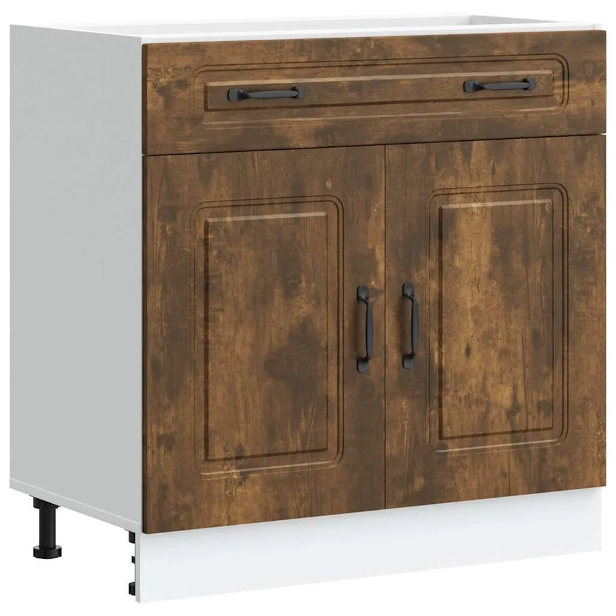 Armoire de cuisine Kalmar chêne fumé bois d'ingénierie - 2