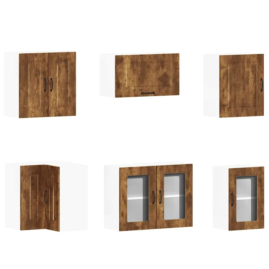 Ensemble d'armoires de cuisine 11 pcs Kalmar bois d'ingénierie - 5