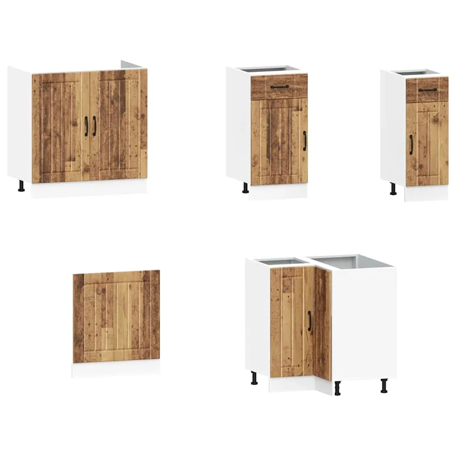 Ensemble d'armoires de cuisine 11 pcs Kalmar bois d'ingénierie - 4