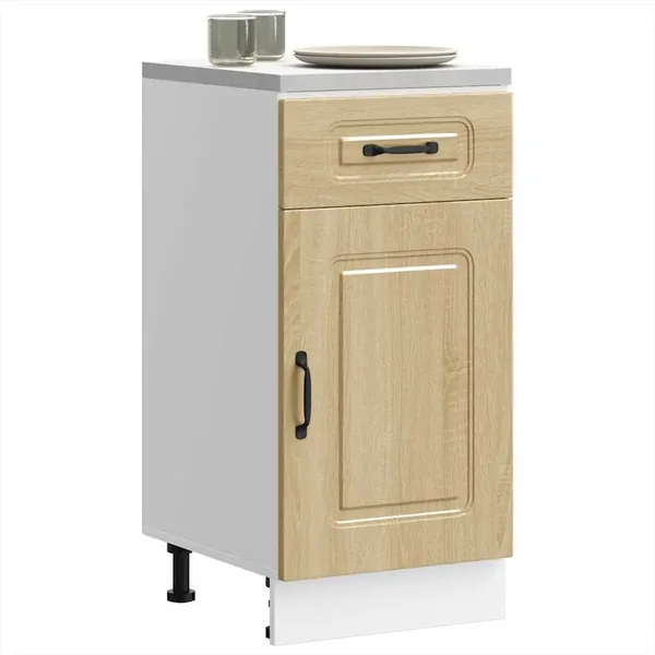 Armoire de cuisine Kalmar chêne sonoma bois d'ingénierie