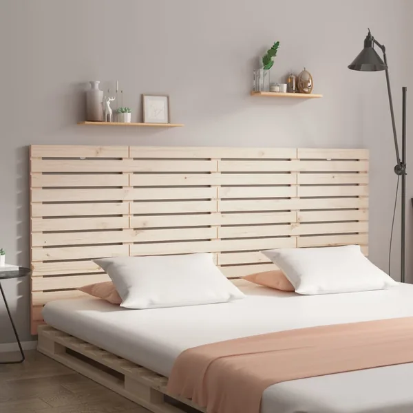 Tête de lit murale 166x3x91,5 cm Bois massif de pin