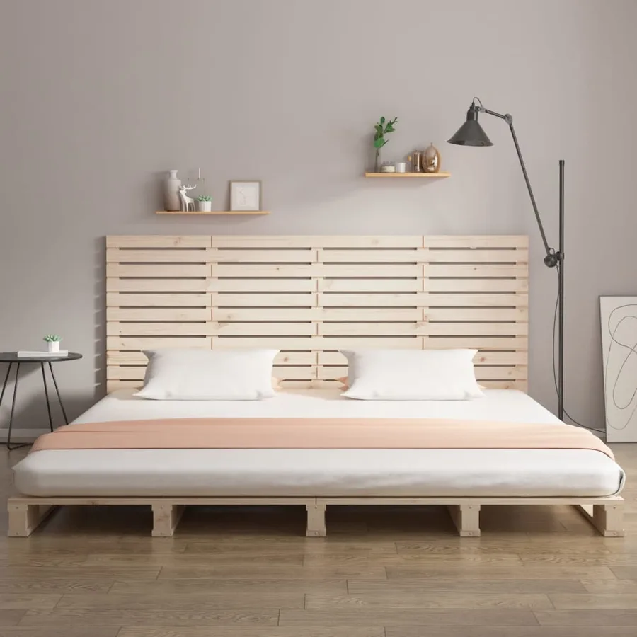 Tête de lit murale 166x3x91,5 cm Bois massif de pin - 3