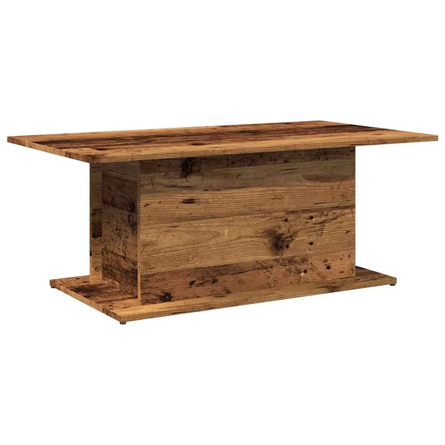 Table basse vieux bois 102x55,5x40 cm bois d'ingénierie - 2