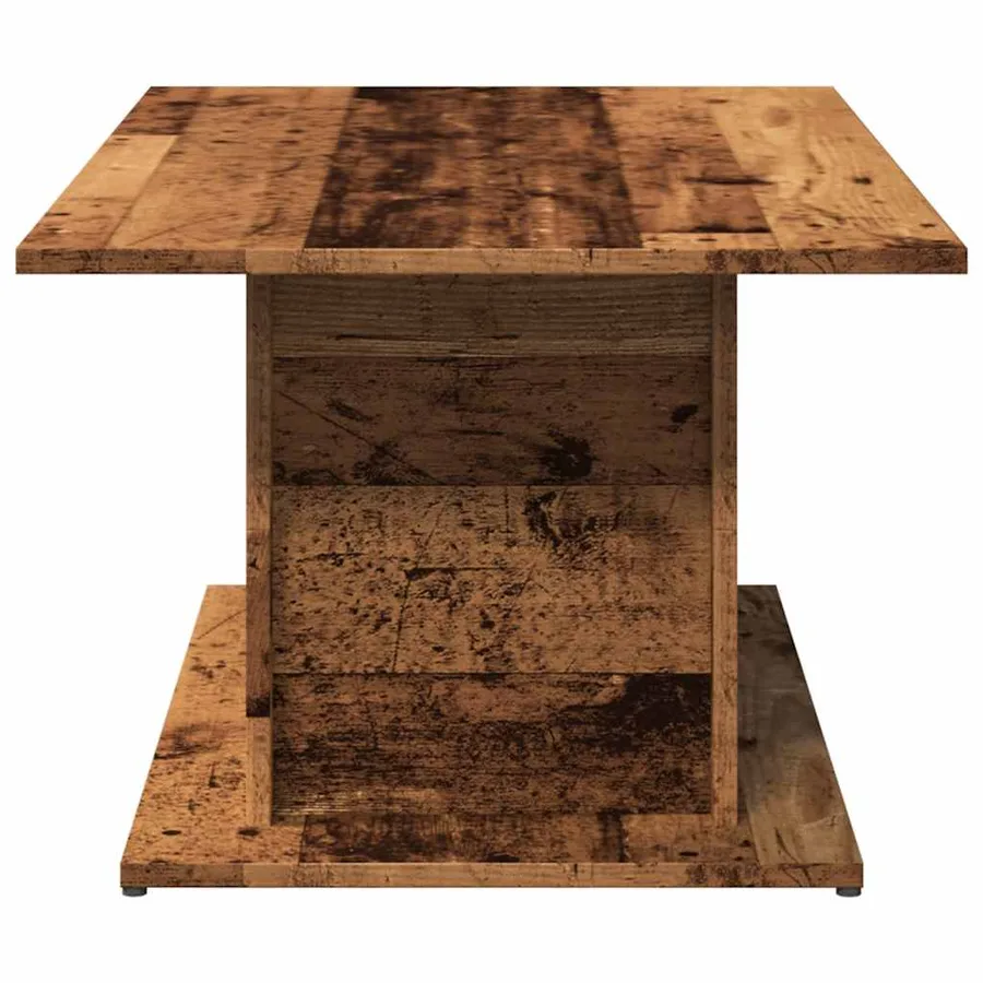 Table basse vieux bois 102x55,5x40 cm bois d'ingénierie - 6