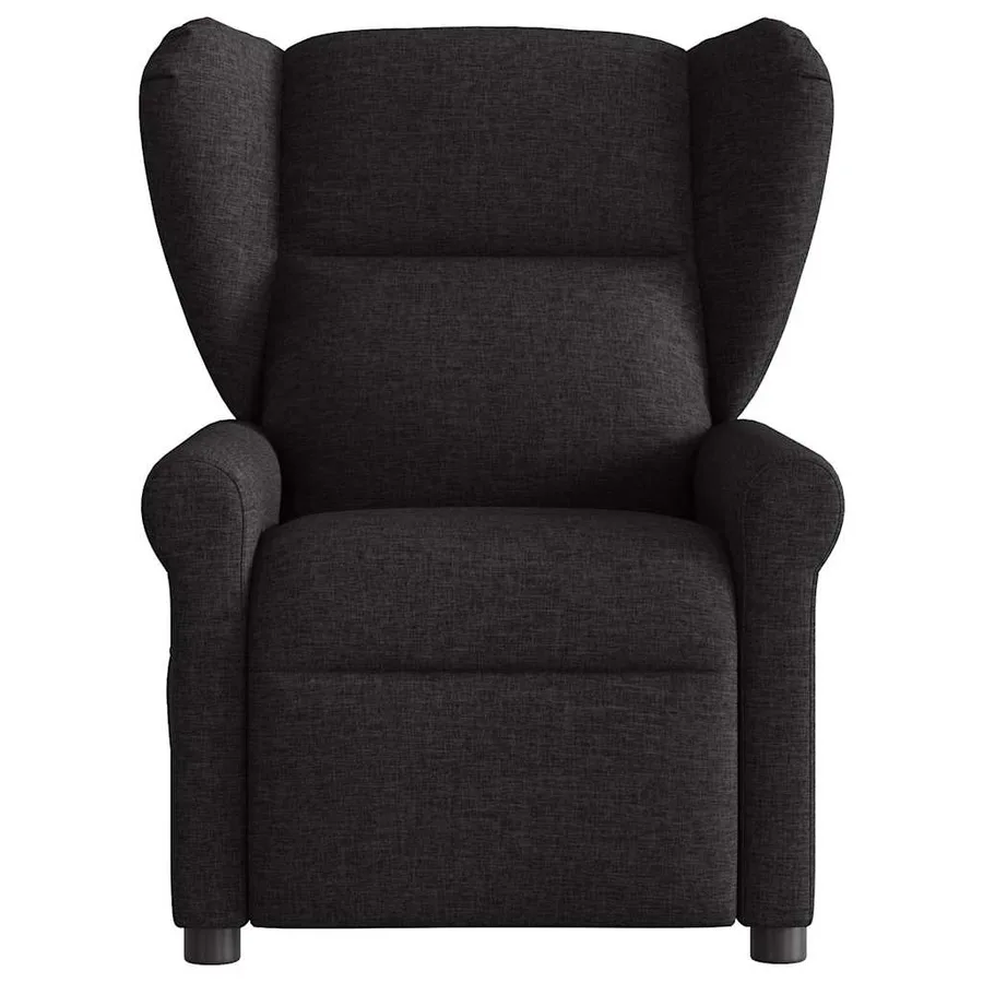 Fauteuil de massage inclinable Noir Tissu - 3