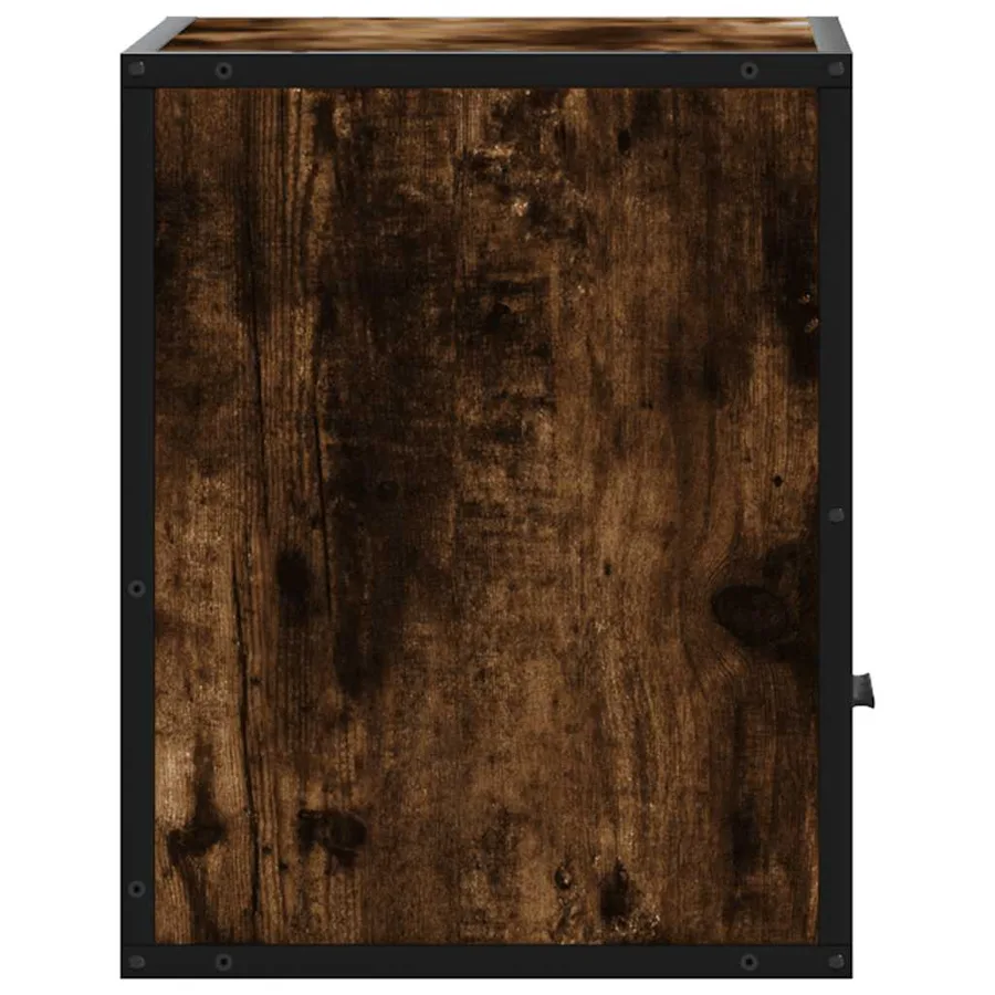 Tables de chevet murales 2 pcs Chêne fumé 40x31x39,5 cm - 7