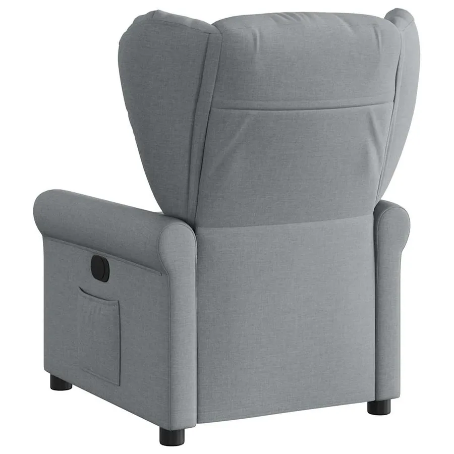 Fauteuil inclinable Gris clair Tissu - 5