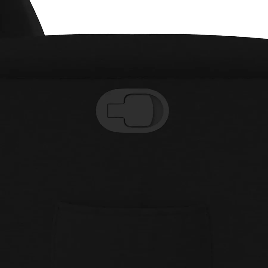 Fauteuil inclinable Noir Tissu - 9