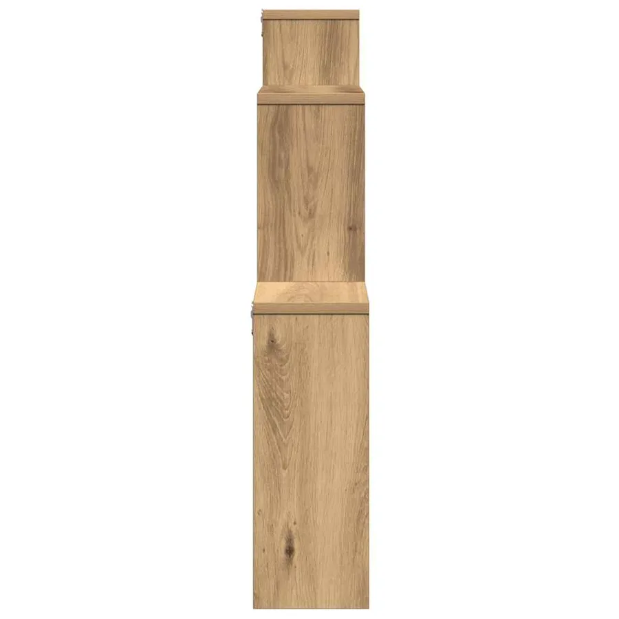 Étagère murale chêne artisanal 80x15x78,5 cm bois d'ingénierie - 5