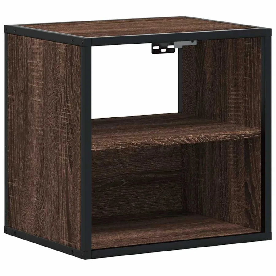 Tables de chevet murales 2 pcs chêne marron 40x31x39,5 cm - 6
