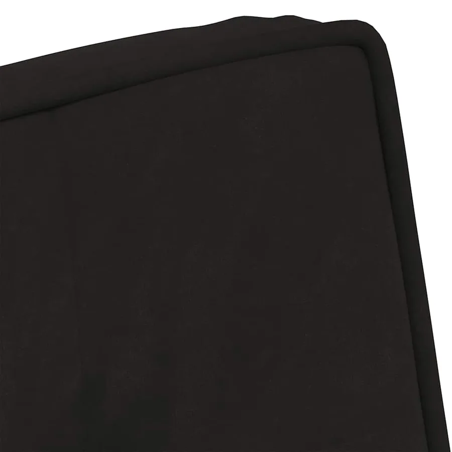 Chaise de relaxation noir 64x74x84 cm velours - 7