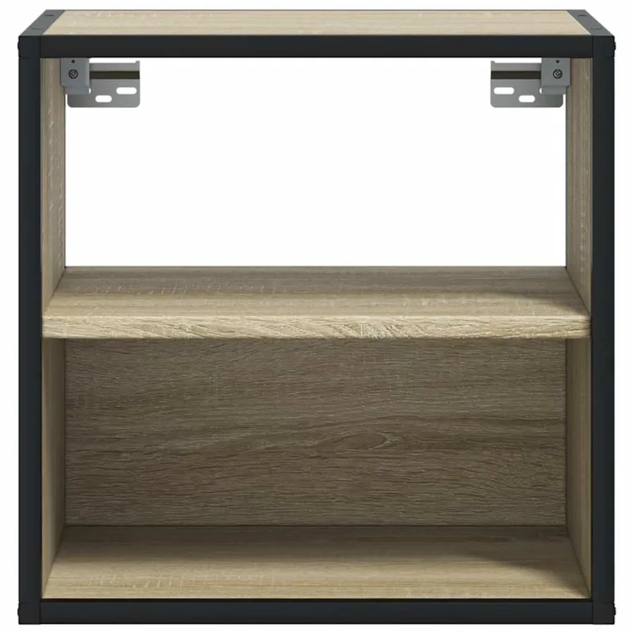 Tables de chevet murales 2 pcs chêne sonoma 40x31x39,5 cm - 5