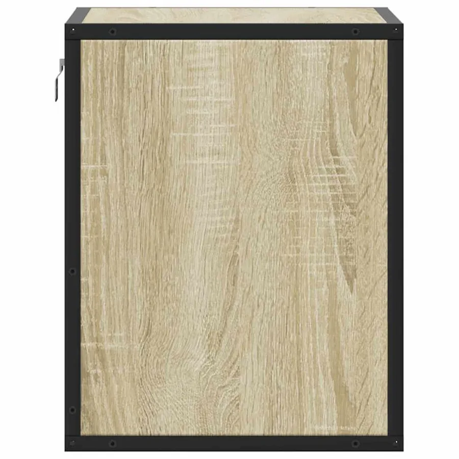 Tables de chevet murales 2 pcs chêne sonoma 40x31x39,5 cm - 7