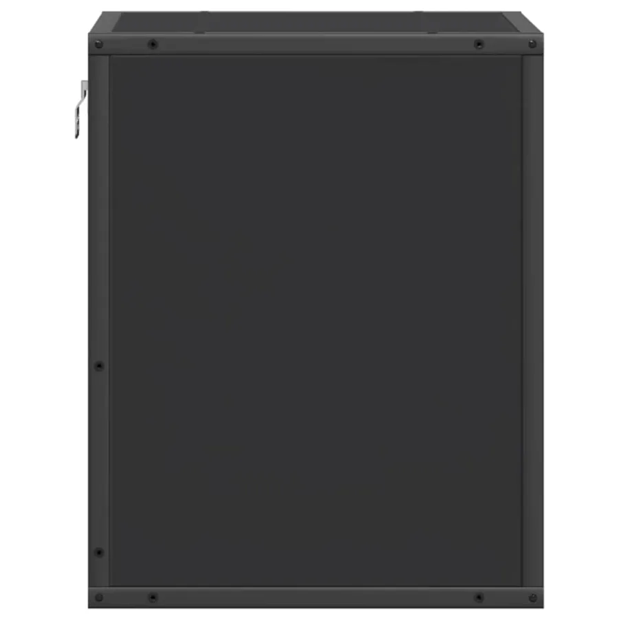 Tables de chevet murales 2 pcs noir 40x31x39,5 cm - 7