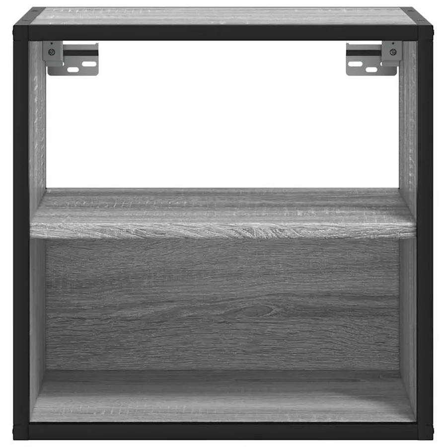 Tables de chevet murales 2 pcs sonoma gris 40x31x39,5 cm - 5