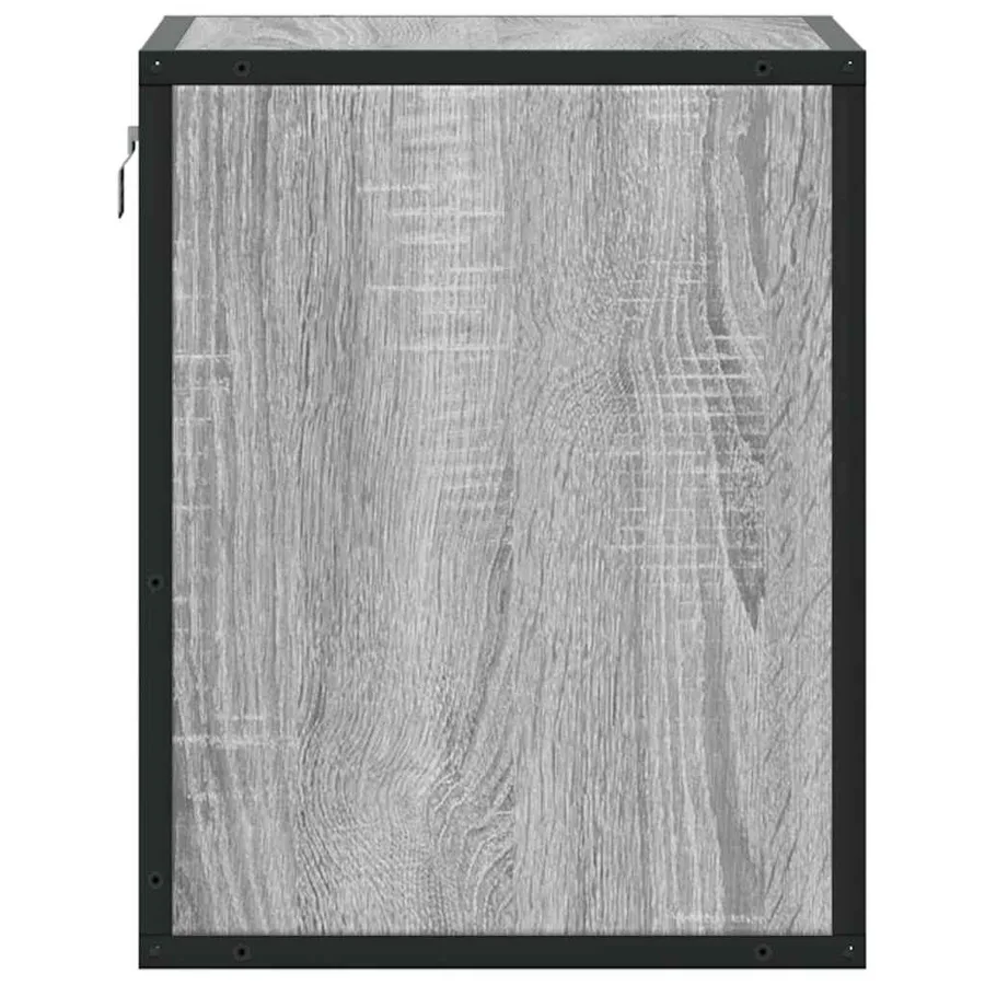 Tables de chevet murales 2 pcs sonoma gris 40x31x39,5 cm - 7