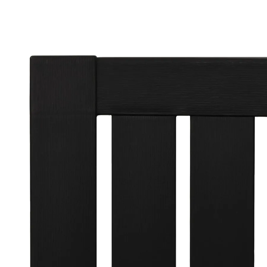 Chaise de jardin Adirondack noir polypropylène - 6