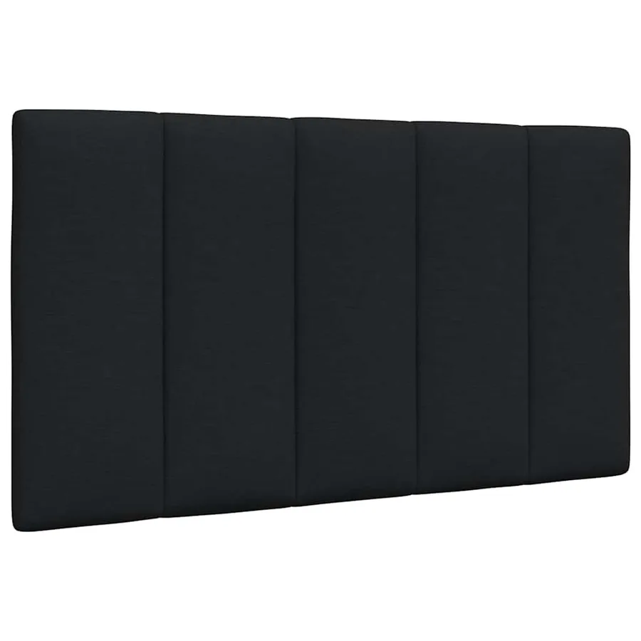 Coussin de tête de lit Hanko noir 90 cm tissu