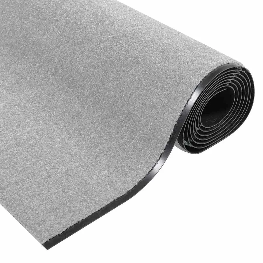 Tapis d'entrée Gris et Noir 120 x 400 cm 100% Polyamide - 5
