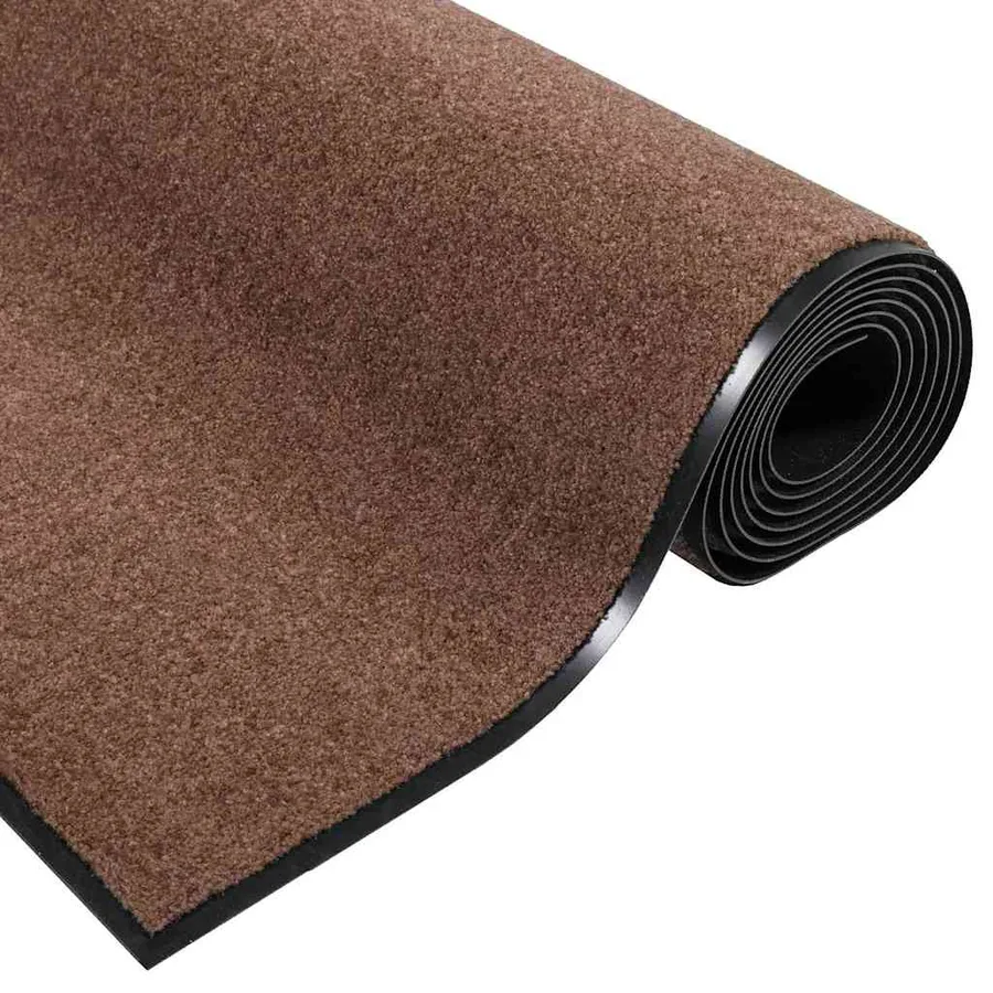 Tapis d'entrée Marron et Noir 120 x 300 cm 100% Polyamide - 5