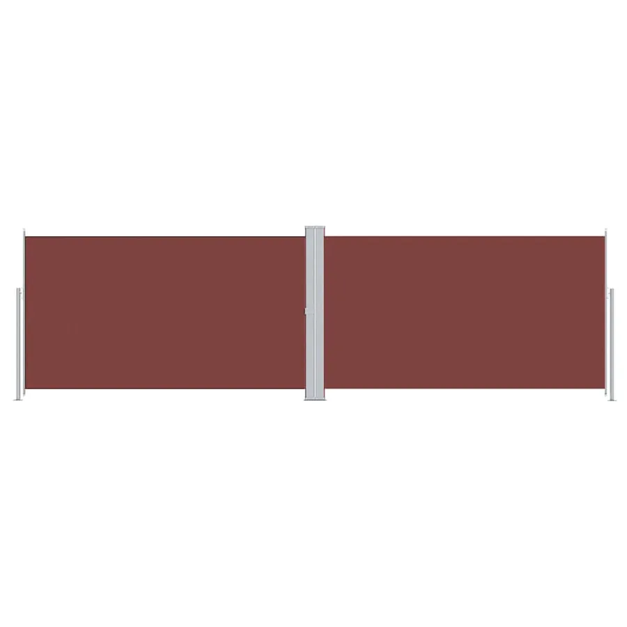Auvent latéral rétractable Marron 180x600 cm - 2