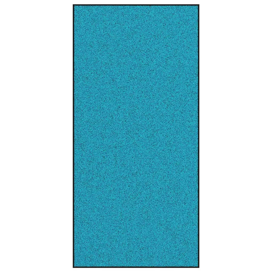 Tapis d'entrée Autre Cyan et Noir 120 x 250 cm Polyamide et PVC - 2