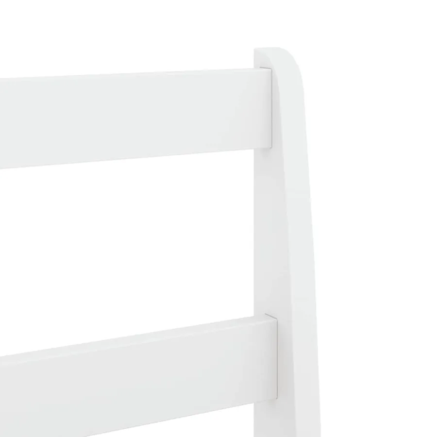 Ensemble à manger PANAMA 4 pcs blanc bois de pin massif - 12
