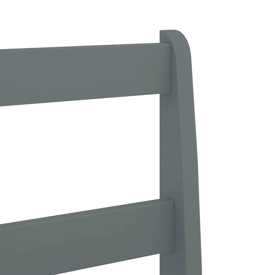 Ensemble à manger PANAMA 7 pcs gris bois de pin massif - 10