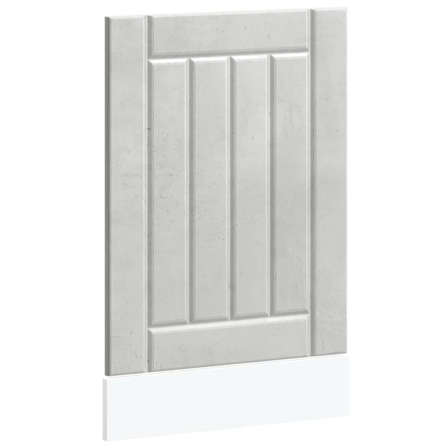 Panneau de lave-vaisselle Lucca gris béton bois d'ingénierie - 2