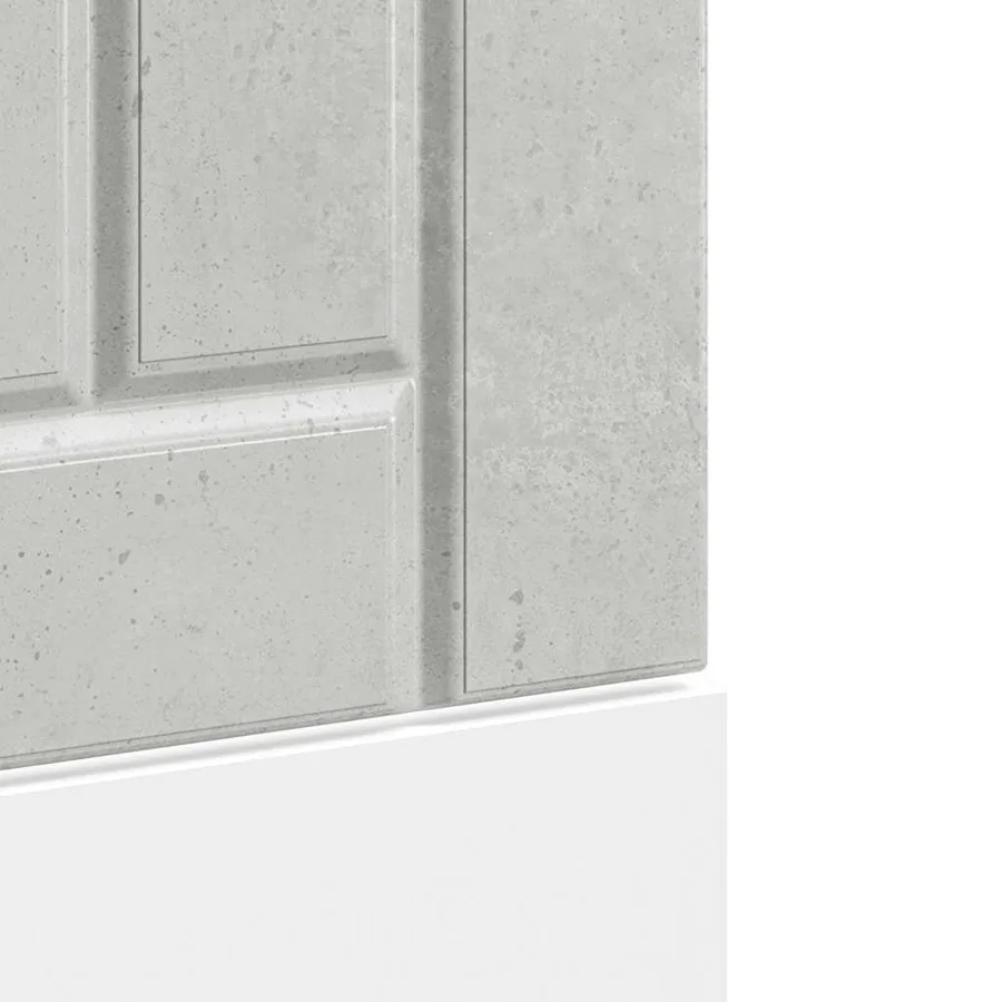 Panneau de lave-vaisselle Lucca gris béton bois d'ingénierie - 7