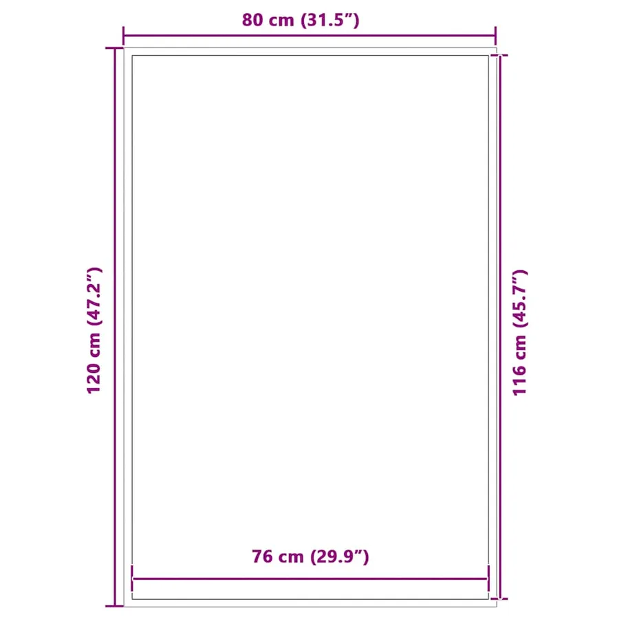 Paillasson Gris 80x120 cm - 7