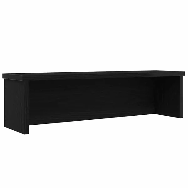 Étagère de cuisine empilable noir 60x15x16 cm bois d'ingénierie