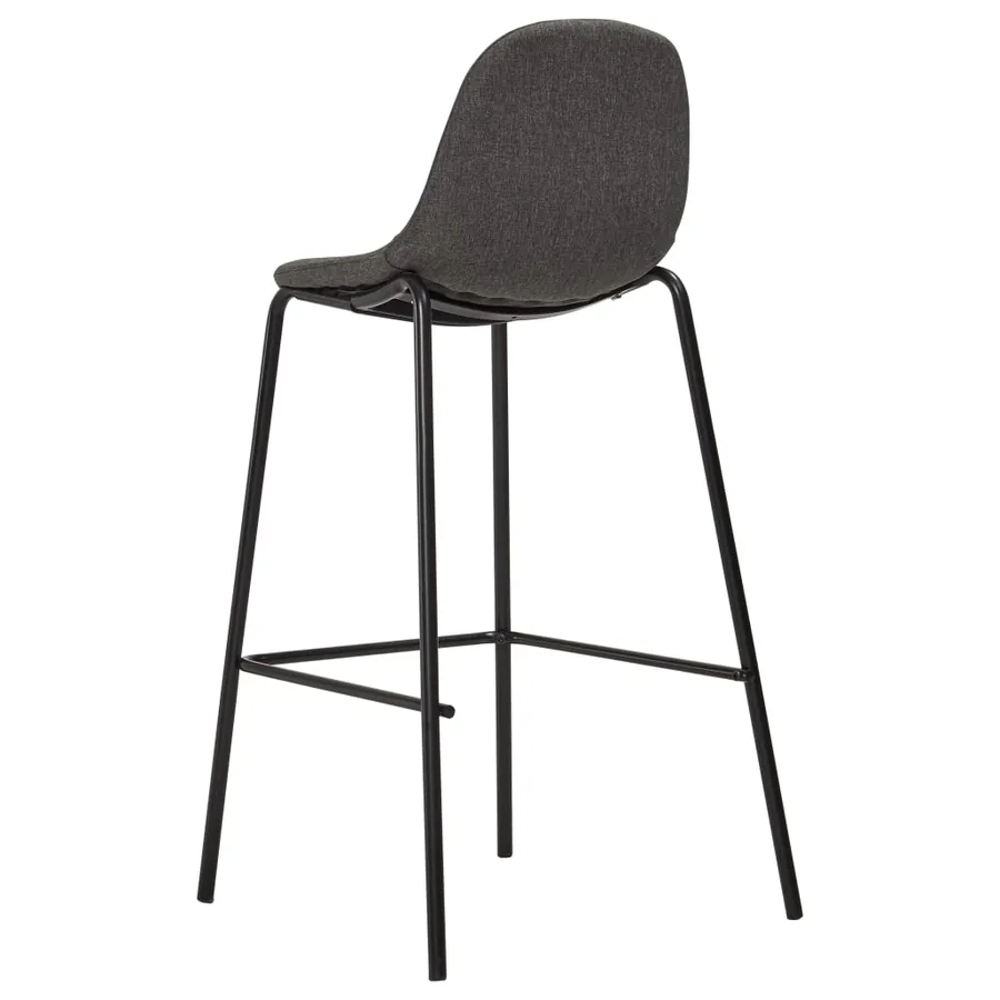 Ensemble de bar 5 pcs Tissu Gris foncé - 11